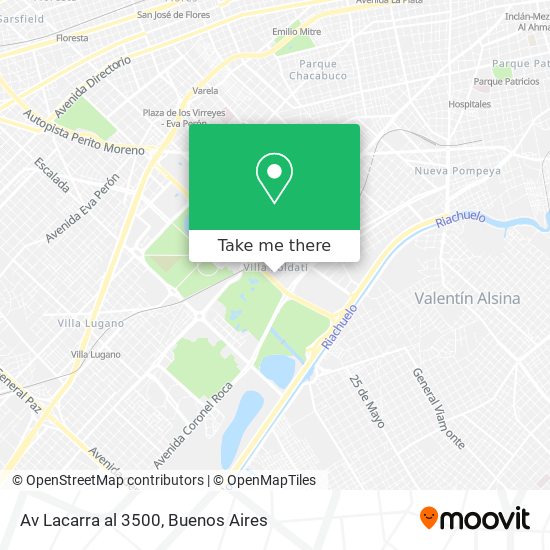 Mapa de Av Lacarra al 3500