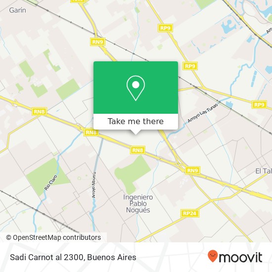 Sadi Carnot al 2300 map