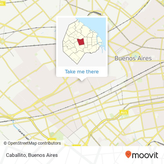 Mapa de Caballito