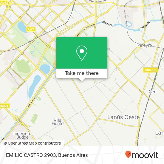 Mapa de EMILIO CASTRO 2903