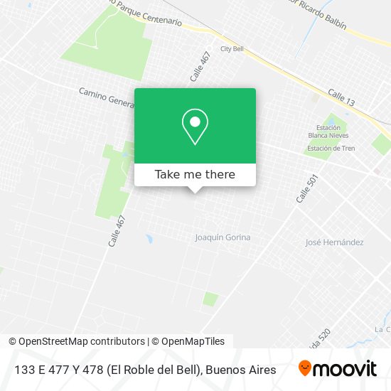 133 E  477 Y 478 (El Roble del Bell) map
