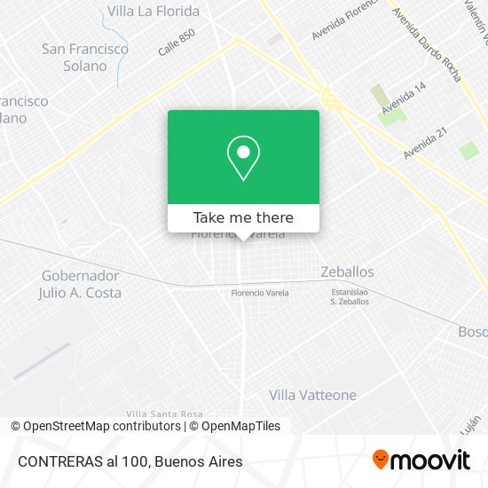 Mapa de CONTRERAS al 100