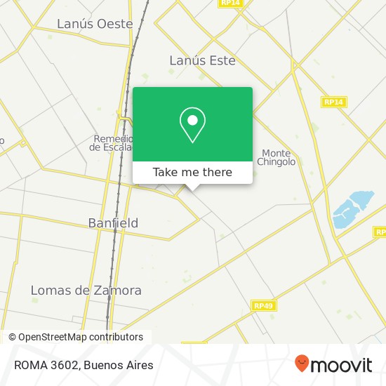 Mapa de ROMA 3602