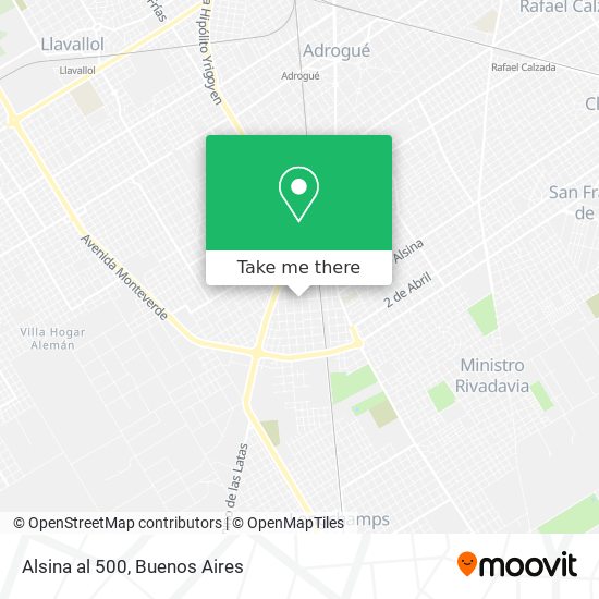 Mapa de Alsina al 500