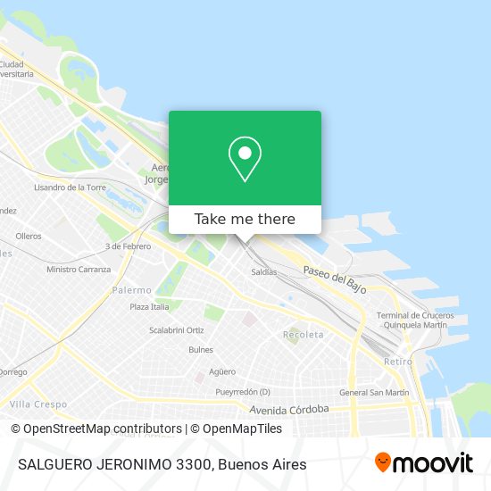 Mapa de SALGUERO JERONIMO 3300