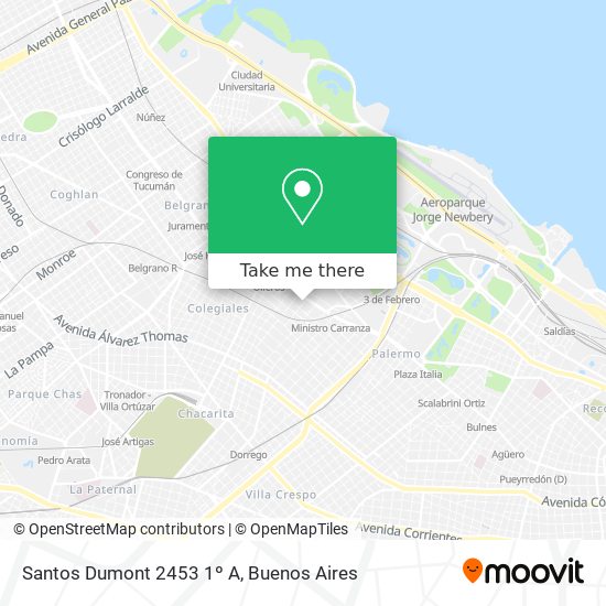 Santos Dumont 2453 1º A map