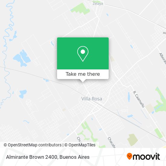 Mapa de Almirante Brown 2400
