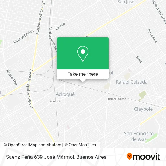 Mapa de Saenz Peña 639  José Mármol