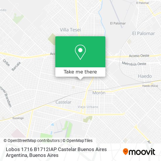 Mapa de Lobos 1716  B1712IAP Castelar  Buenos Aires  Argentina