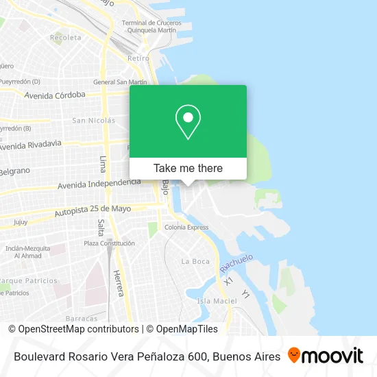 Mapa de Boulevard Rosario Vera Peñaloza 600