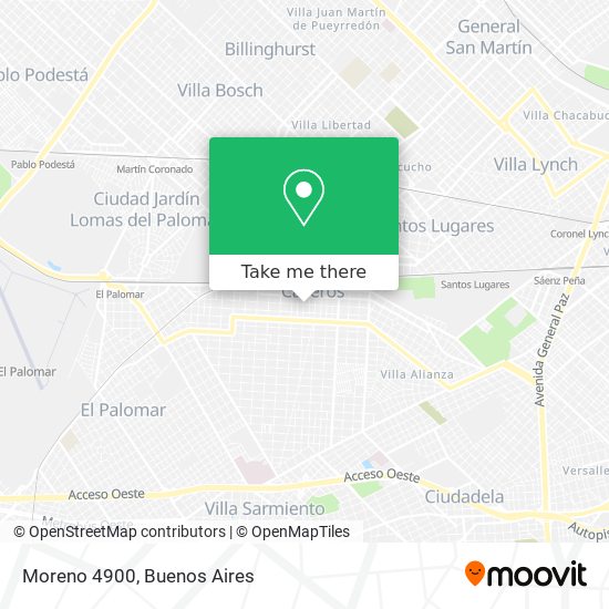 Moreno 4900 map