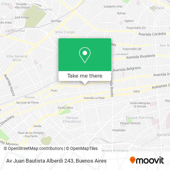 Av  Juan Bautista Alberdi 243 map