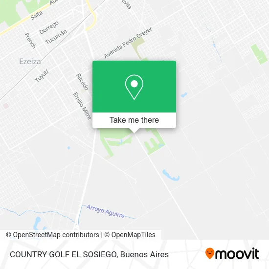 Mapa de COUNTRY GOLF EL SOSIEGO
