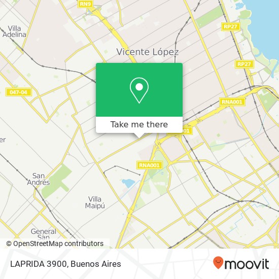 LAPRIDA 3900 map
