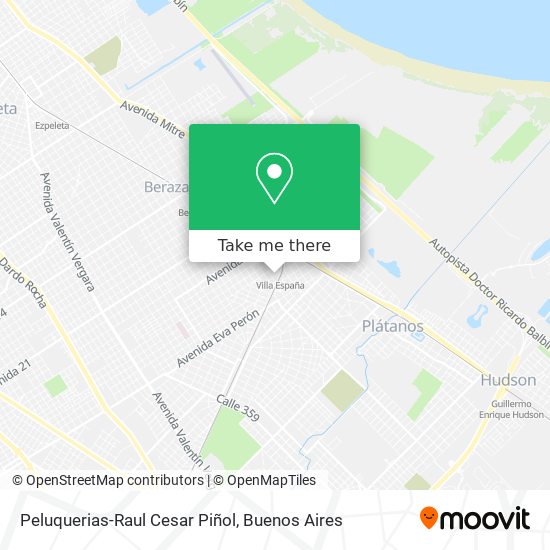 Peluquerias-Raul Cesar Piñol map