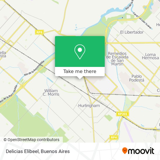 Delicias Elibeel map