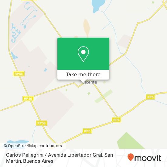 Carlos Pellegrini / Avenida Libertador Gral. San Martín map