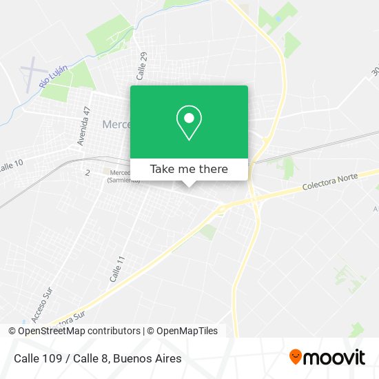 Calle 109 / Calle 8 map