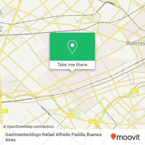 Gastroenterólogo-Rafael Alfredo Padilla map