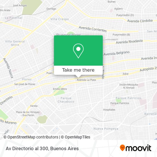 Av  Directorio  al 300 map