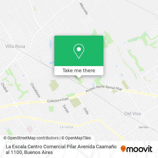 La Escala Centro Comercial   Pilar   Avenida Caamaño al 1100 map