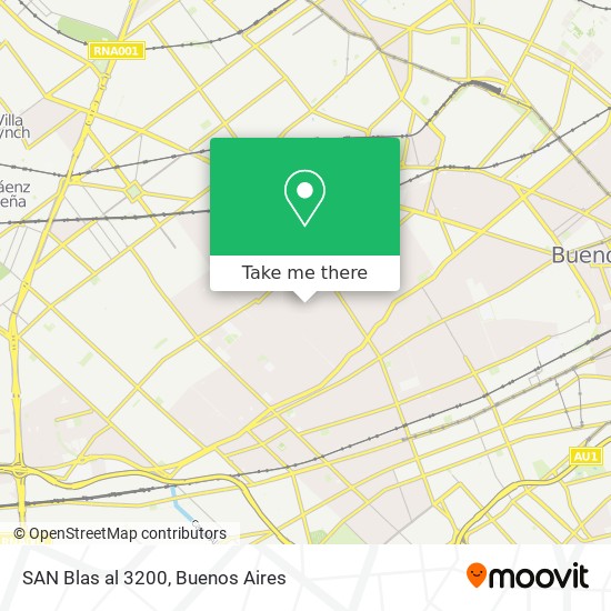 SAN Blas al 3200 map