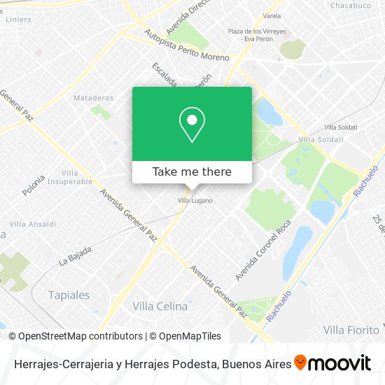 Mapa de Herrajes-Cerrajeria y Herrajes Podesta