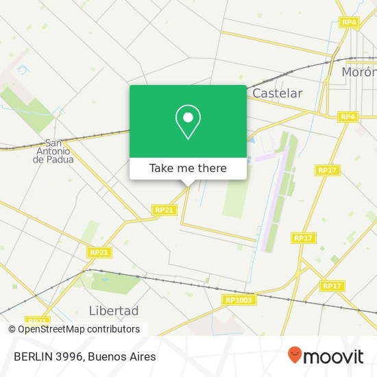 Mapa de BERLIN 3996