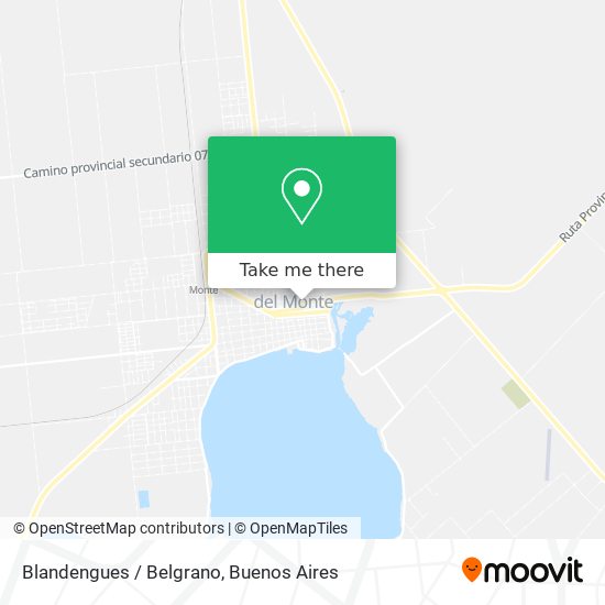 Blandengues / Belgrano map