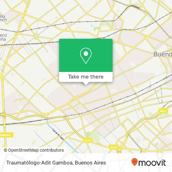 Traumatólogo-Adit Gamboa map