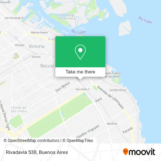 Rivadavia 538 map