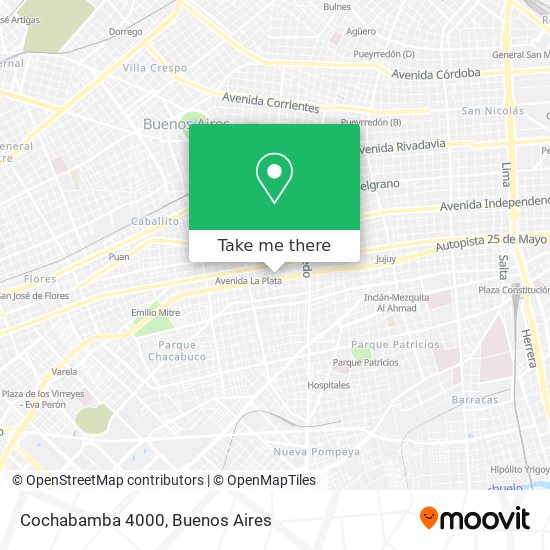 Cochabamba 4000 map