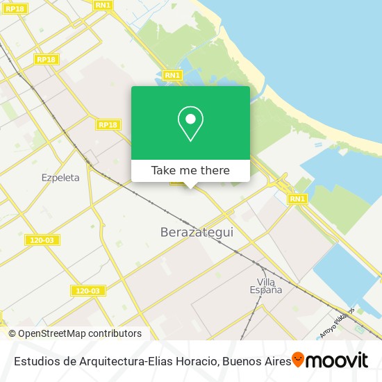 Estudios de Arquitectura-Elias Horacio map