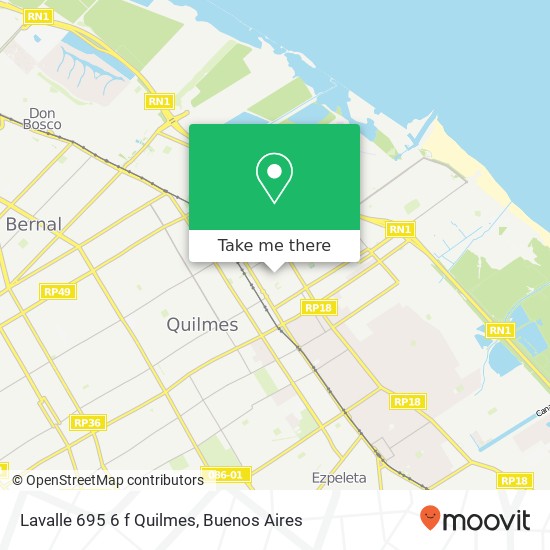 Lavalle 695 6 f Quilmes map