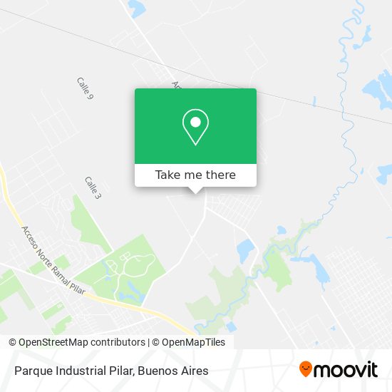 Mapa de Parque Industrial Pilar