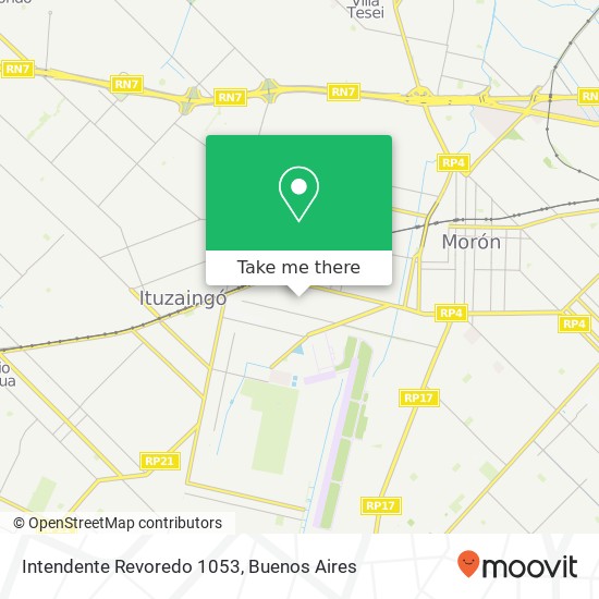 Intendente Revoredo 1053 map