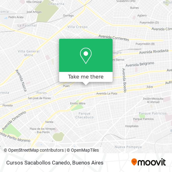 Mapa de Cursos Sacabollos Canedo