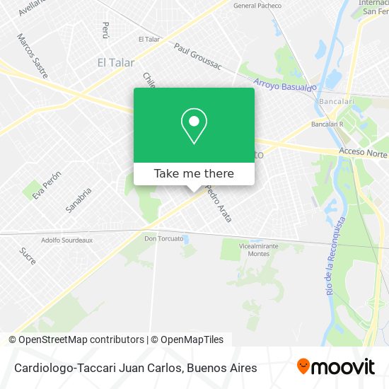 Cardiologo-Taccari Juan Carlos map