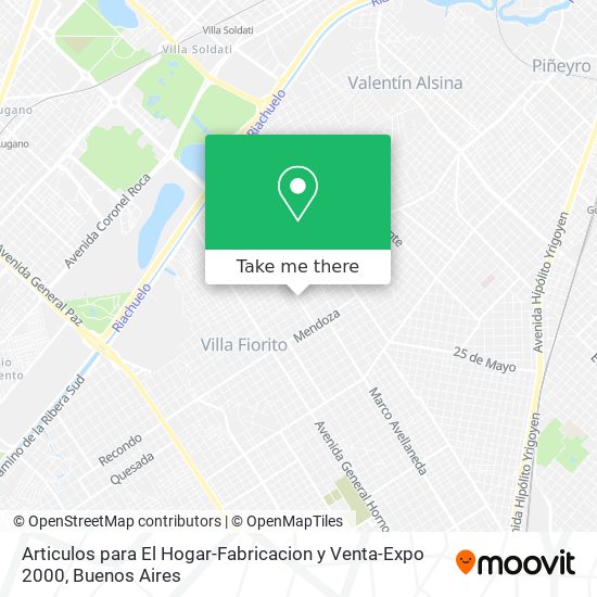 Articulos para El Hogar-Fabricacion y Venta-Expo 2000 map