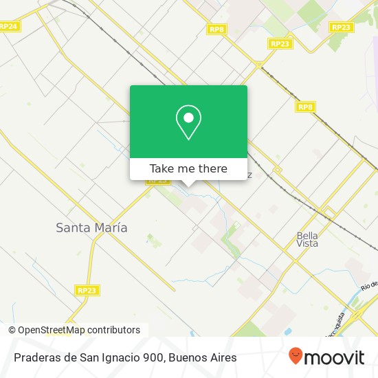 Praderas de San Ignacio 900 map
