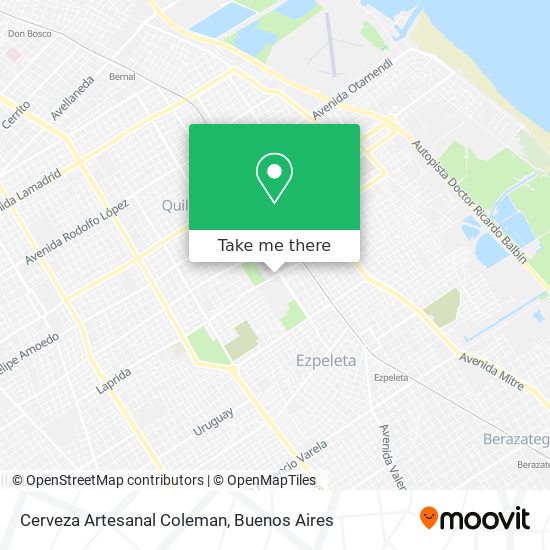 Mapa de Cerveza Artesanal Coleman