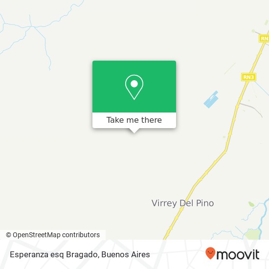 Esperanza esq  Bragado map