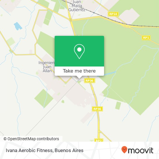 Mapa de Ivana Aerobic Fitness