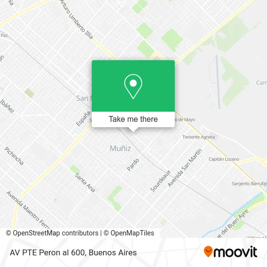 AV PTE Peron al 600 map