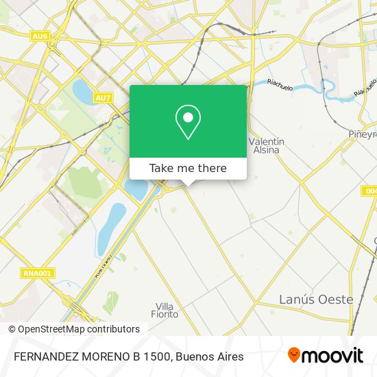 FERNANDEZ MORENO  B  1500 map