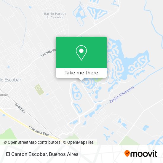 El Canton  Escobar map