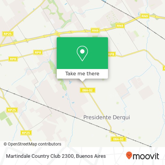 Martindale Country Club 2300 map