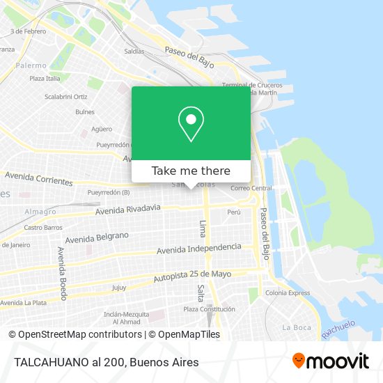 TALCAHUANO al 200 map