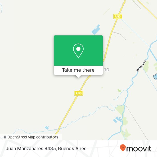 Juan Manzanares 8435 map