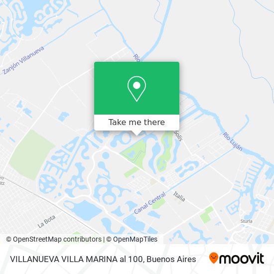 Mapa de VILLANUEVA   VILLA MARINA al 100